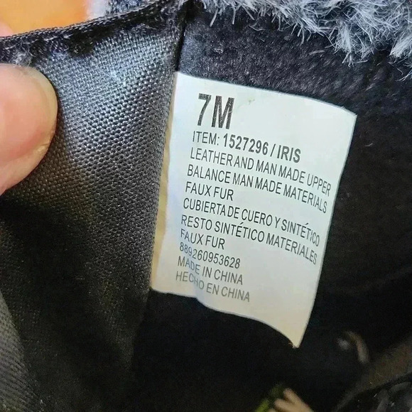 Khombu Iris Winter Snow All Weather Ankle Boots Black Size 7 M - Picture 9 of 15